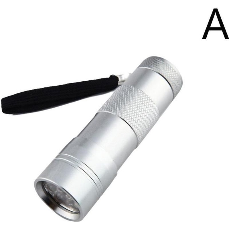 Lampe de poche violette Rechargeable par USB, 3 modes, ultraviolette, polymérisation, UV, Jade, Mini LED fluorescente, S7W0