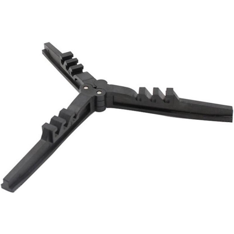 Longue Base De Réservoir De Gaz, Poêle D'extérieur Plat, Support De Trépied Stabilisateur De Gaz Cylindre Pliable H4f6