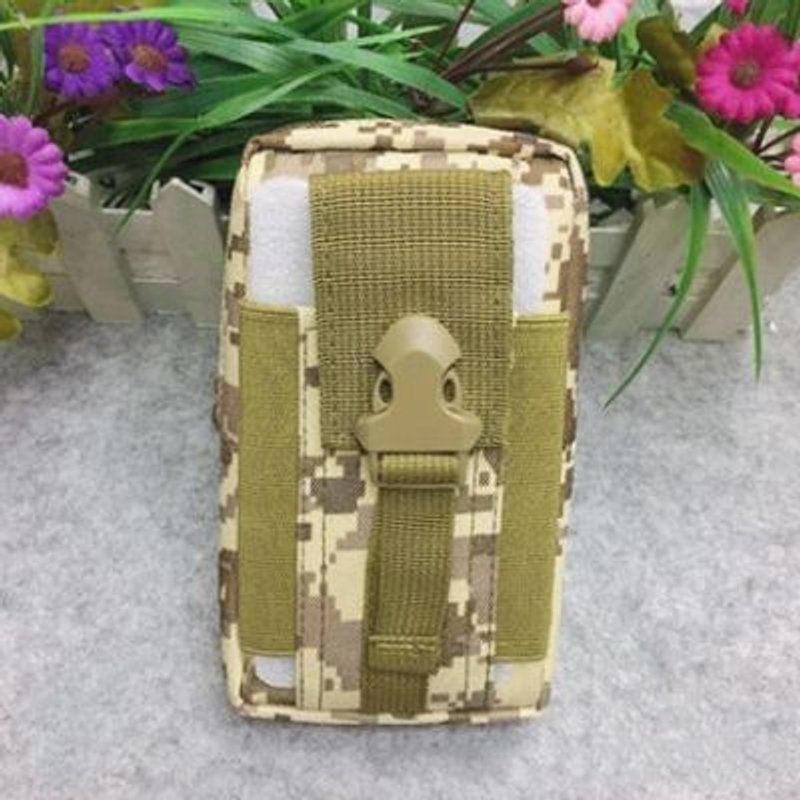 Poche De Ceinture Tactique Molle Pour Homme,Petit Sac Militaire Souple, Pochette De Taille Pour La Course, Les Voyages, Le Camping,