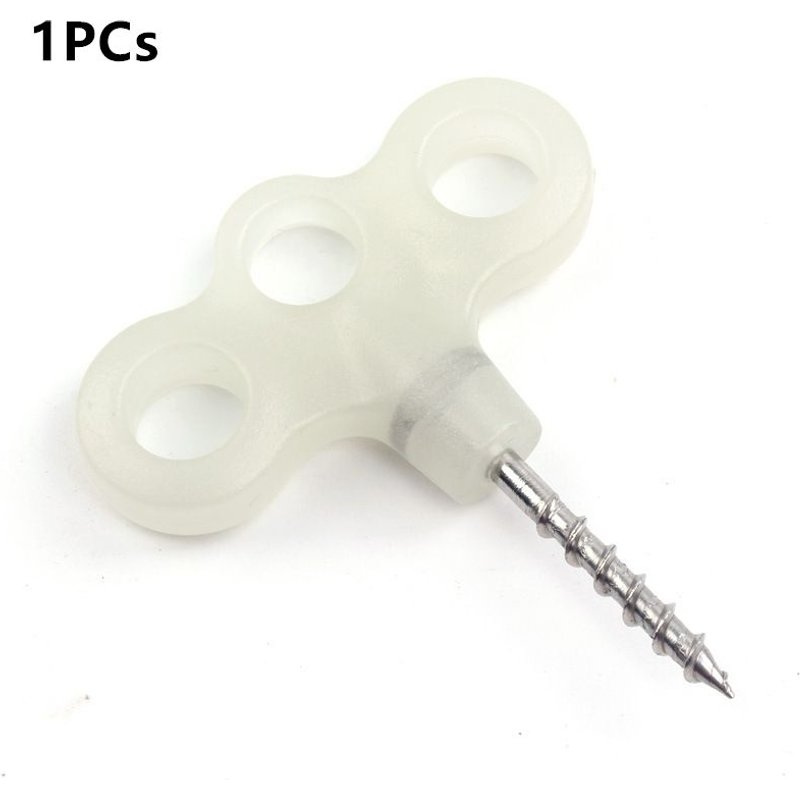 1/3/5pcs Vision Nocturne Tente Clou Chevilles Vis Crochet Corde Boucle De Broche De Terre Équipement De Plein Air Randonnée Camping Accessoires