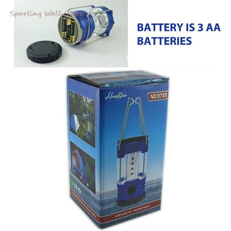 Lanterne De Camping Télescopique Ultra Lumineuse Étanche Antichoc À Économie D'Énergie, Lumière De Randonnée Bivouac 12 Led Portable Avec Boussole