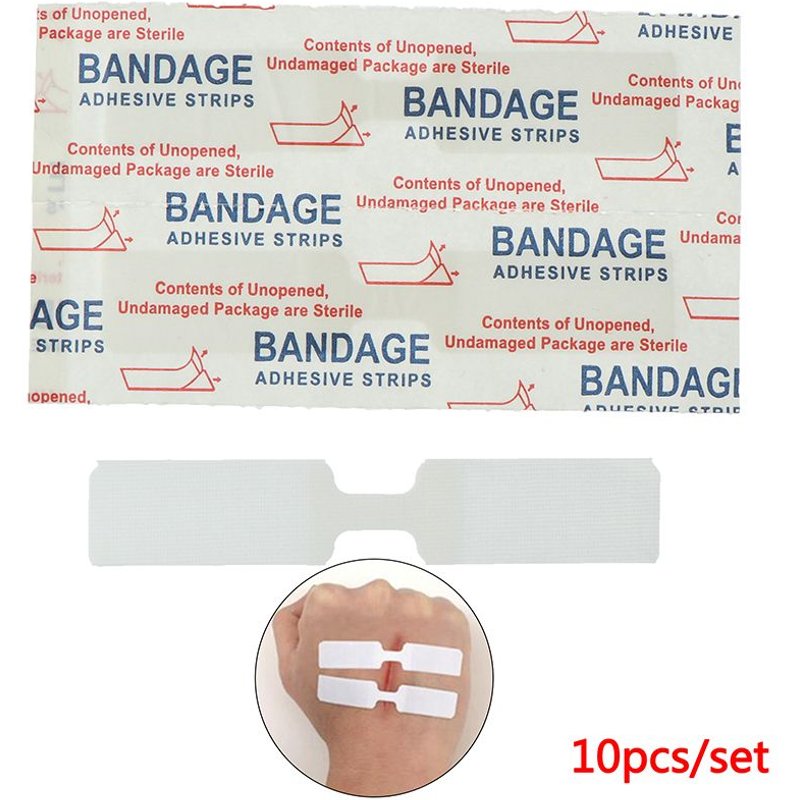 Bande Adhésive Étanche Avec Fermeture Pour Les Blessures, Aide D'Urgence, Bandages Adhésifs, 10 Pièces/Boîte