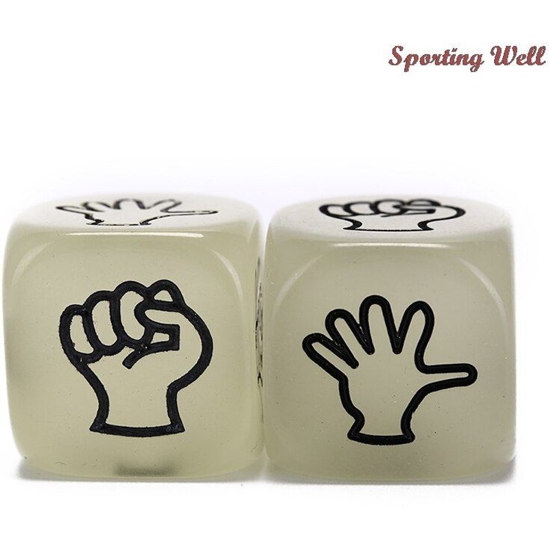 Jeu De Société Amusant Bar De Nuit Dés 6 Lumière Latérale Lumineuse Jouet Divertissement Ktv Jeu Dés Noctilucent