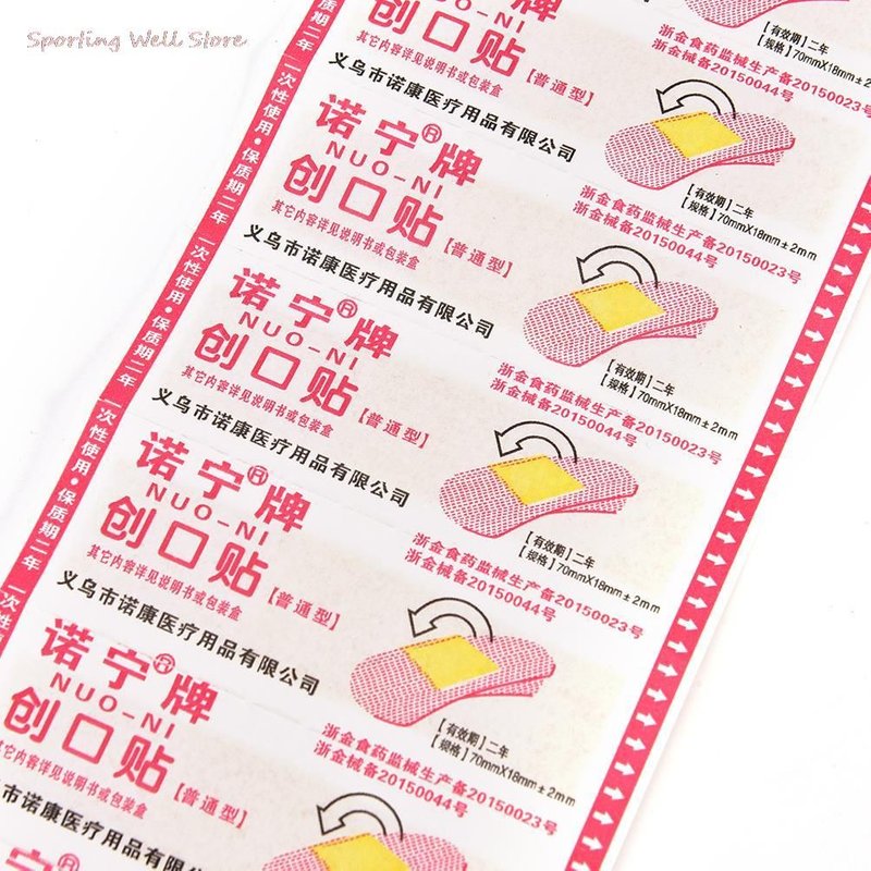 Bandages Adhésifs Médicaux Jetables, 50 Pièces, Bandages De Protection Pour Les Blessures