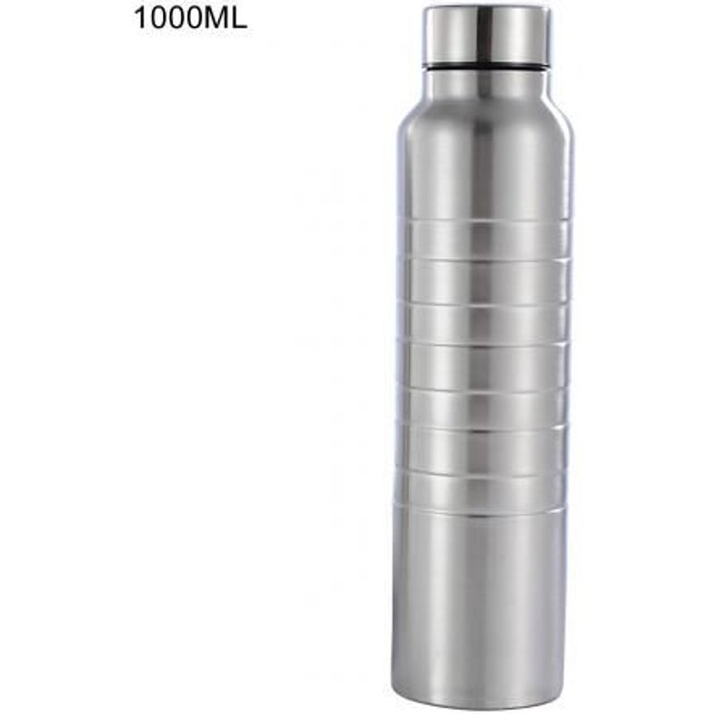 Bouteille D'Eau Portable En Acier Inoxydable De Grande Capacité, Avec Filetage Roulé De 650/1000ml