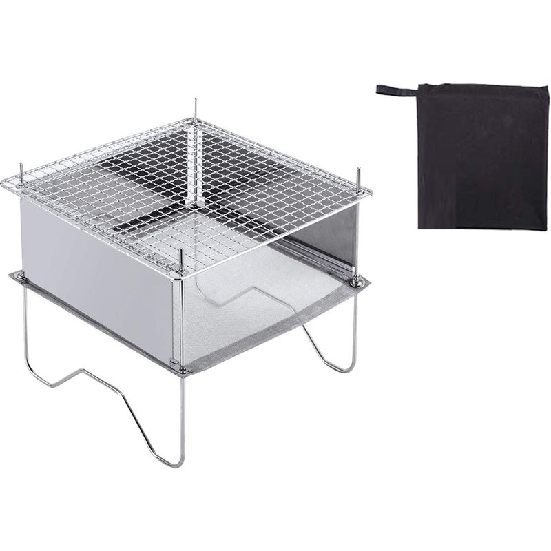 Poêle À Barbecue Portable Et Pliable, Pour Le Camping