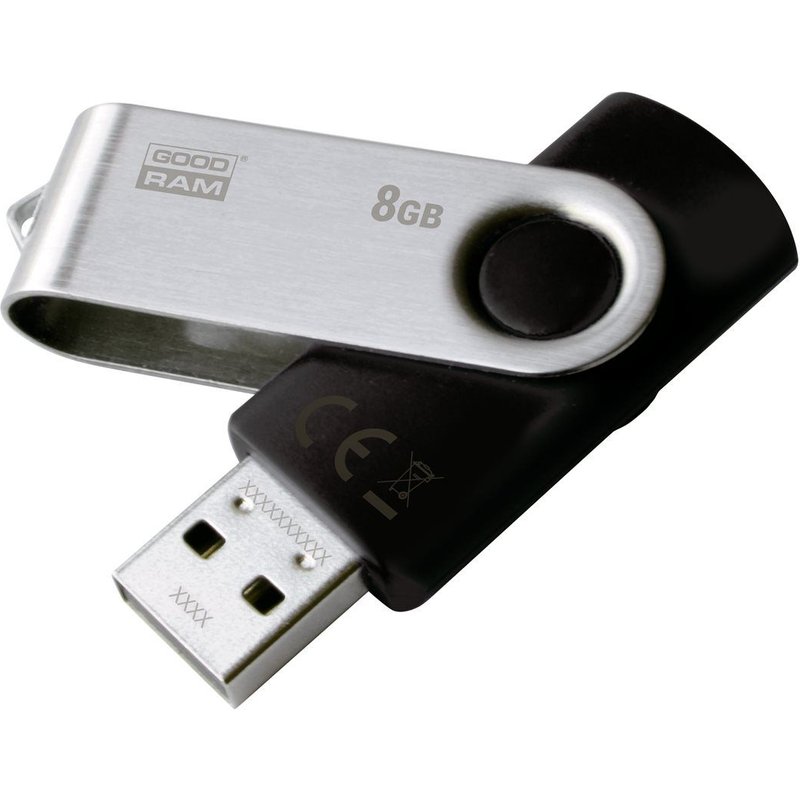 GOODRAM UTS2 - Clé USB - 8 Go - USB 2.0 - noir