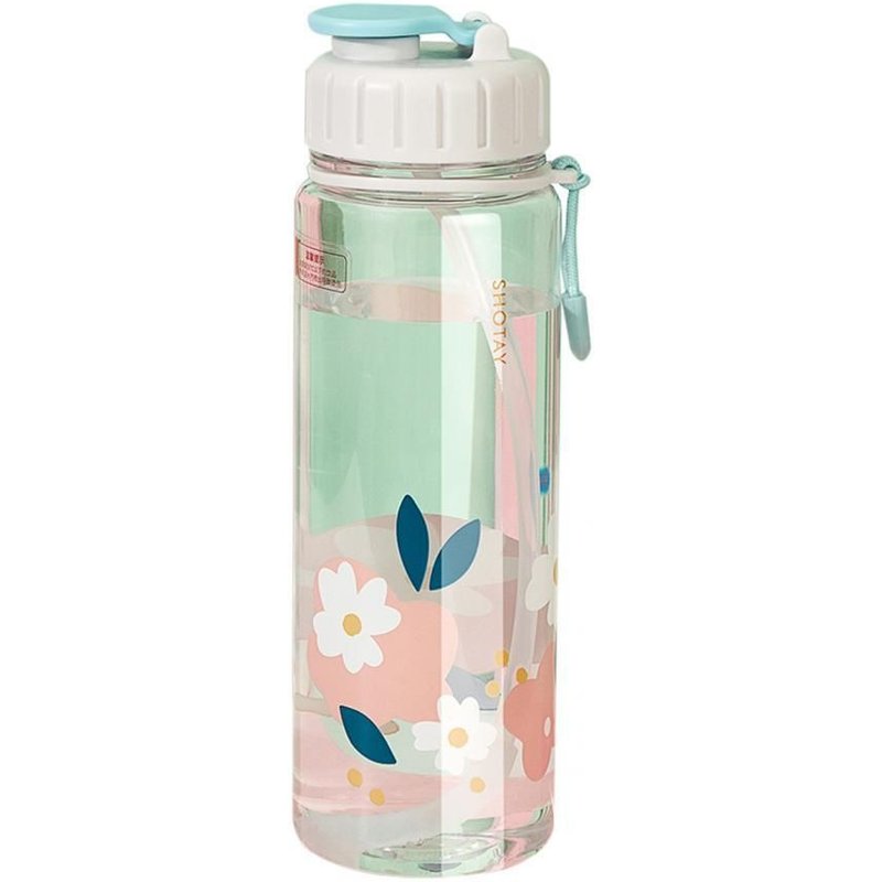 Bonne Bouteille En Paille Légère Décorative Accrocheuse, Tasse À Thé De Voyage, Bouteille D'Eau Pour Le Bureau