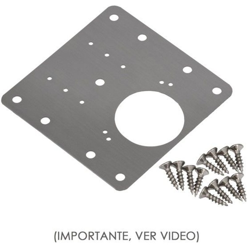Placas Reparacion Bisagras Cazoleta 9x9 cm. 1 pieza
