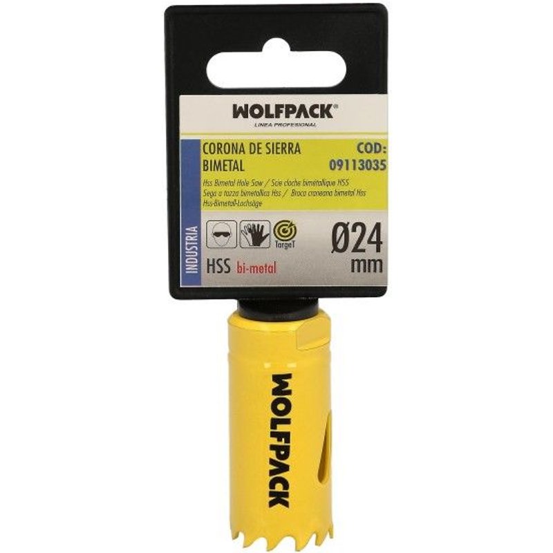 Corona De Sierra Bimetal Target Ø 24 mm.