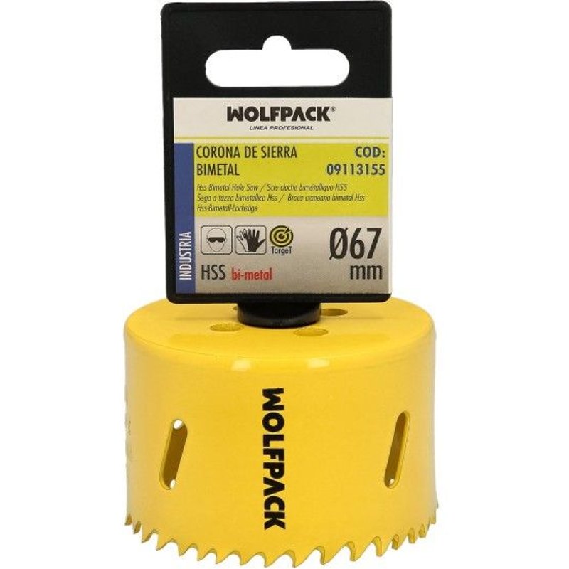 Corona De Sierra Bimetal Target Ø 67 mm.