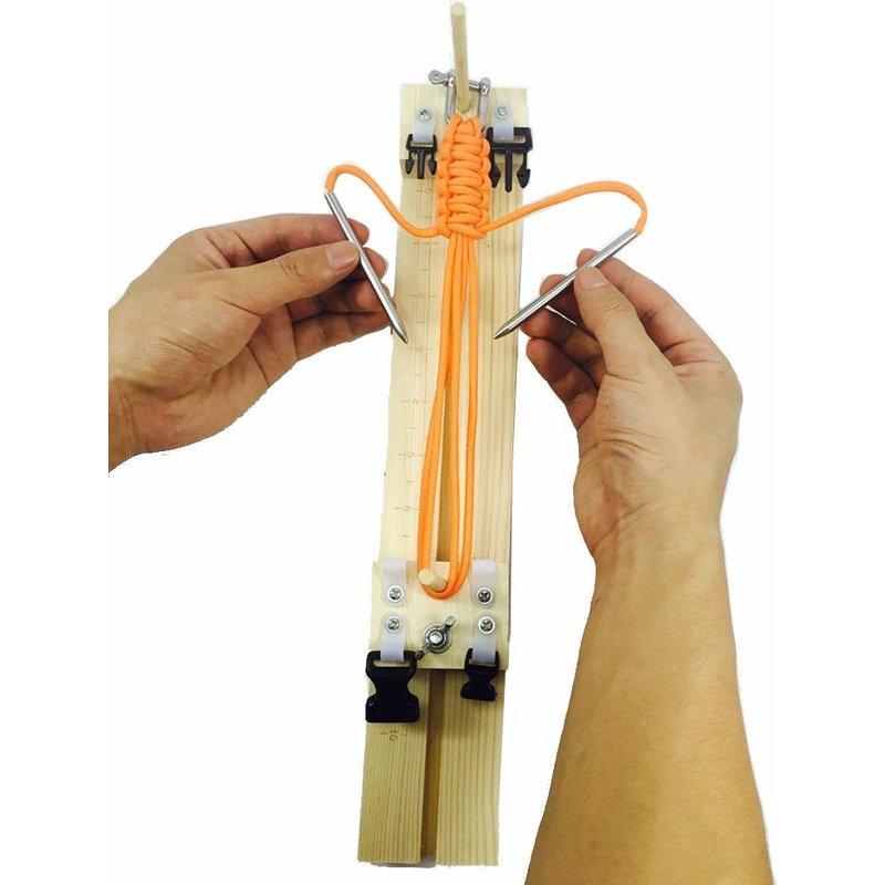 Bracelet Paracorde En Bois, Bricolage, Outil De Tricotage, Tressé, Parachute, Cordon De Tissage