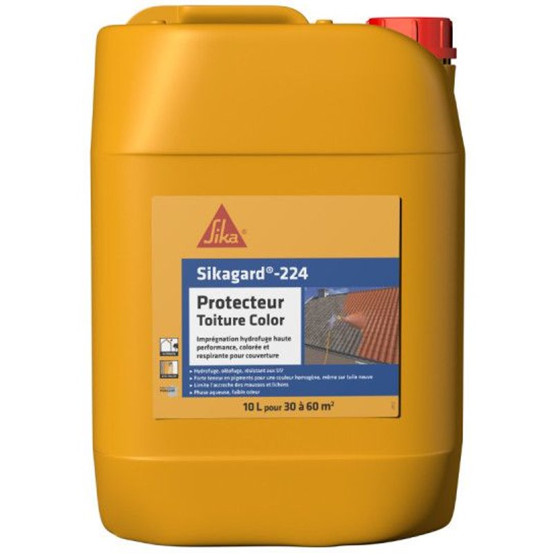 Protecteur toiture SIKA Sikagard-224 - Terre cuite - 10L