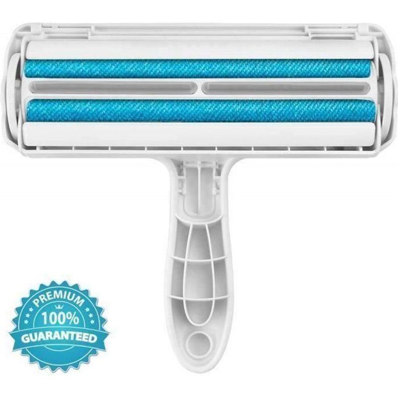 Letouch Brosse Anti Poils-Chien Chat Animaux-Enlève Poils-Brosse De Nettoyage, Épilateur-Réutilisable Rouleau À Ramasse De Poils(Ble