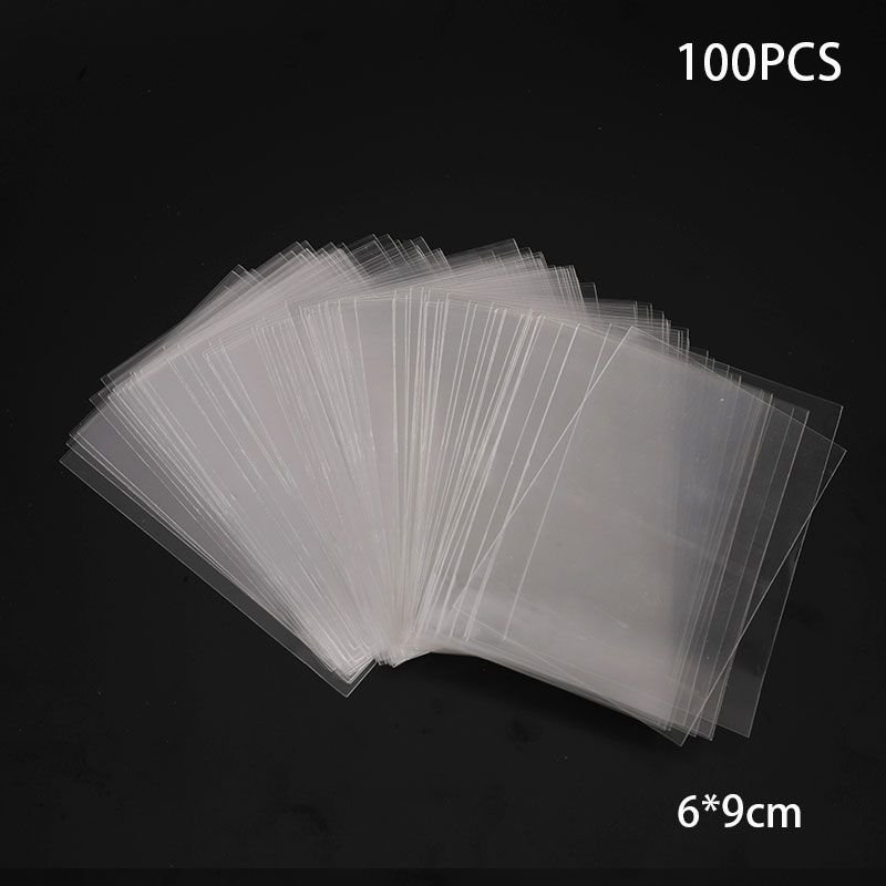 Manchons De Cartes Transparents, 100 Pièces, Jeu De Société Magique, Tarot Trois Royaumes, Cartes De Poker Protectrices, 3 Tailles