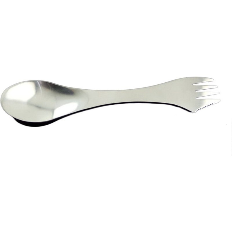 Cuillère Fourchette Couverts 3 En 1, Gadget En Acier Inoxydable Combo Pour Pique-Nique Petit Déjeuner Dîner Barbecue Voyage En Plein Air Camping