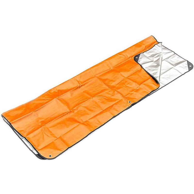 Couverture D'urgence D'extérieur, Sac De Couchage D'urgence, Isolant, Film Aluminisé Orange Réfléchissant, Couverture De Sauvetage Étanche