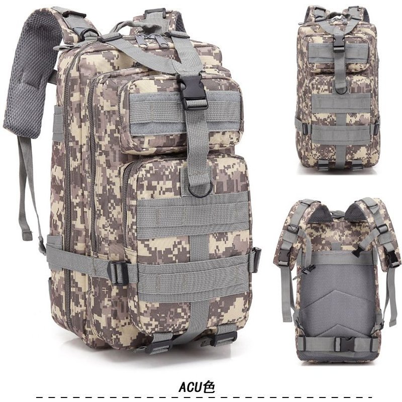 Sac À Dos Tactique Pour Hommes, Camouflage Décontracté, Multifonctionnel Pour Sports De Plein Air, Voyage, Camping, Randonnée