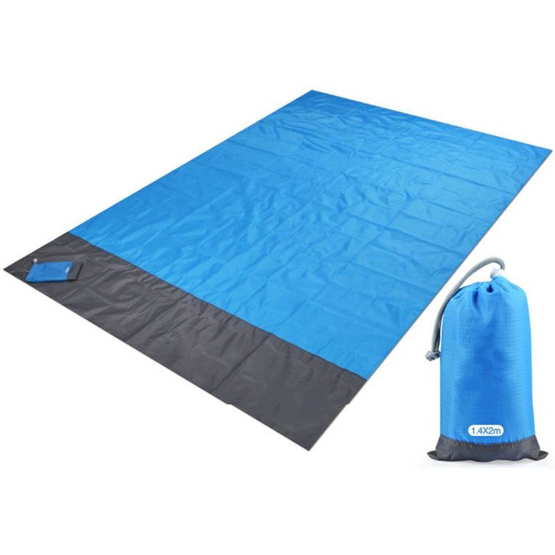 Tapis De Plage Imperméable Et Pliable Pour Pique-Nique, Tente De Camping D'extérieur, Couverture Sans Sable, 200x210cm