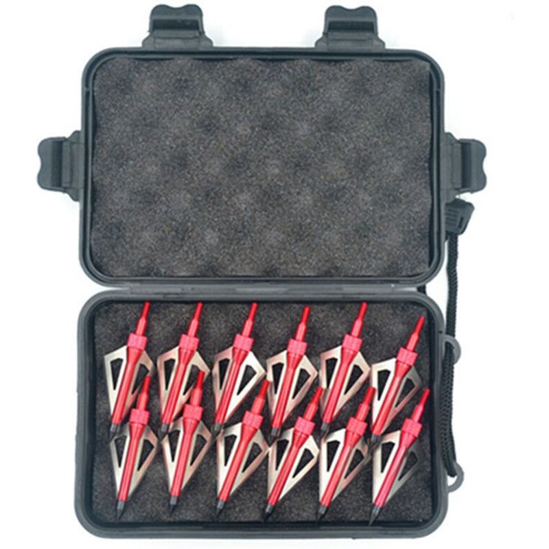 12 Boîtes De Rangement D'arcs Et Flèches, Équipement De Tir À L'arc, Accessoires En Alliage D'aluminium 100/125gl