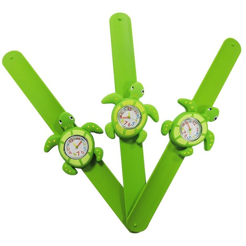 Montre Pour Enfants, Montre-Bracelet À Quartz, Motif Animal De Dessin Animé 3d, Cadeaux Pour Garçons Et Filles, Claquette Numérique