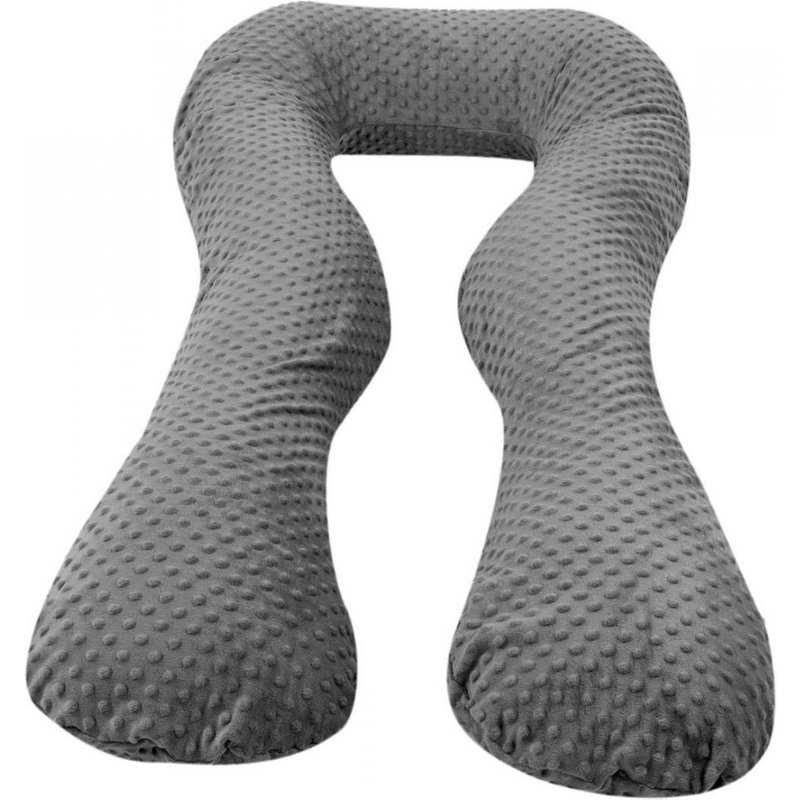 Coussin Grossesse/Allaitement Forme En U Gris