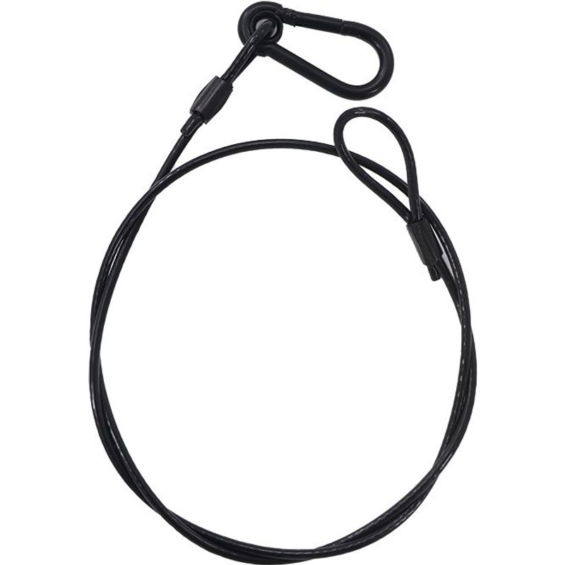 Elingues de Sécurité Pack 12 Elingues 3mm 75cm Noir - Algam Lighting LAL SWB-3-75-PACK