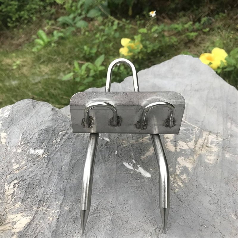 Poteau En Acier Inoxydable 304, Outil D'escalade, Pointes D'escalade Pour La Chasse, Observation Et Cueillette De Fruits, Chaussures D'escalade, Facile À Utiliser