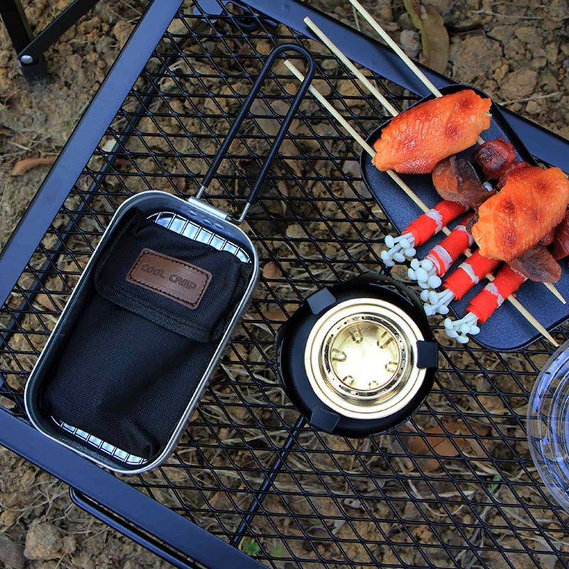 Poêle À Griller Antiadhésive, Plateau De Cuisson Portable Pour Fromage Et B¿Uf, Pour La Cuisine De La Maison, Le Camping En Plein Air