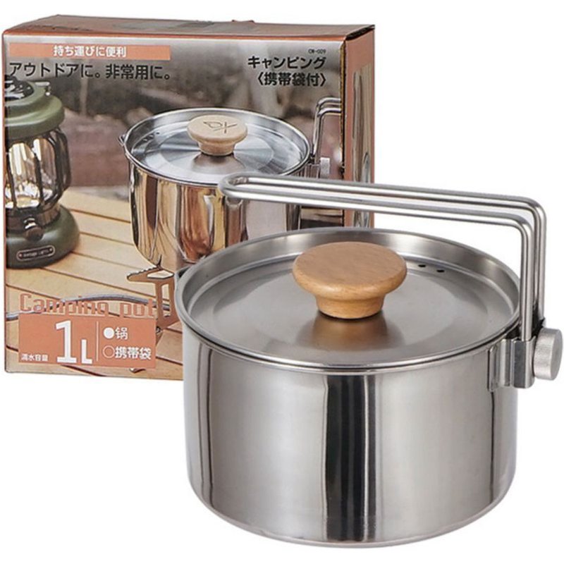 Bouilloire En Acier Inoxydable, Chaudière À Eau Chaude Pliable, Résistante À La Corrosion, Camping, Voyage, Bbq, Café, Pot, Offre Spéciale