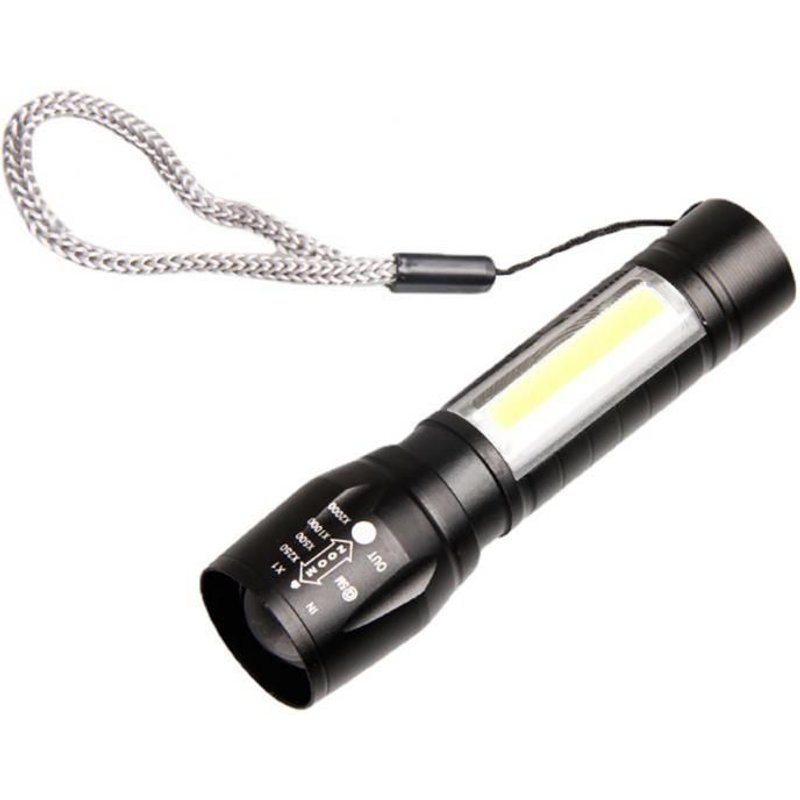 Lampe de poche Rechargeable par USB, lumière forte, projecteur Ultra-lumineux à longue portée, pour la maison, faisceau haut