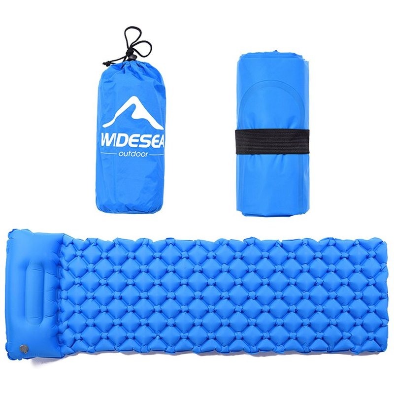 Matelas Pneumatique Gonflable De Camping, Coussin De Lit D'extérieur, Mobilier Avec Oreiller, Accessoires De Camping