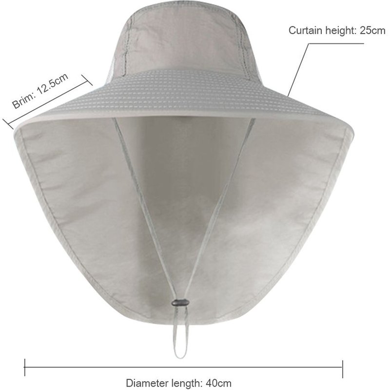 Chapeau De Pêcheur D'été Pour Femmes Et Hommes, Chapeaux De Plage En Maille Respirante Anti Uv À Large Bord, Casquette De Soleil À Large Bord
