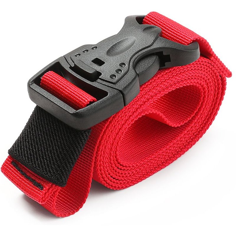 Sangle De Fixation De Bagages En Nylon Durable, Attache De Bagages, Ceinture De Cils De Voyage, Attache De Bagages, Boucle À Dégagement Rapide, Outil De Camping En Plein Air