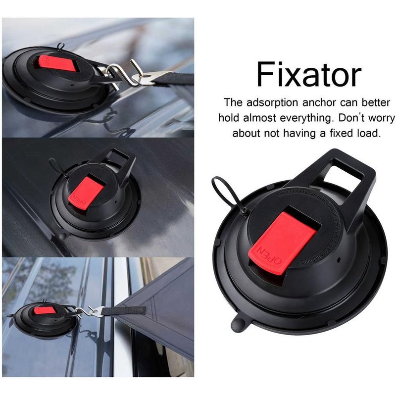 Plaque De Ventouse Sous Vide Robuste, Ancre De Bâche De Camping, Accessoire Pour Auvent Latéral De Voiture, Équipement De Camping En Plein Air, Nouveau