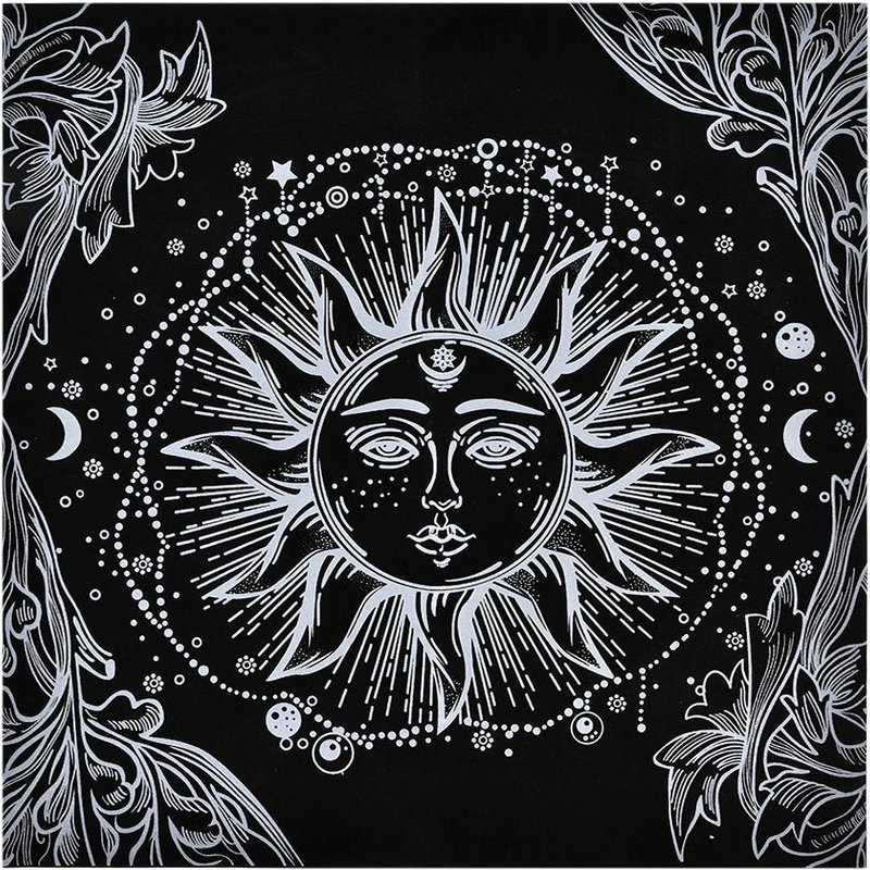 Nappe De Tarot D'autel 49x49cm, Épaisse De Haute Qualité, Pour Cartes De Divination, Pour Les Magiciens, Jeux De Société Quotidiens