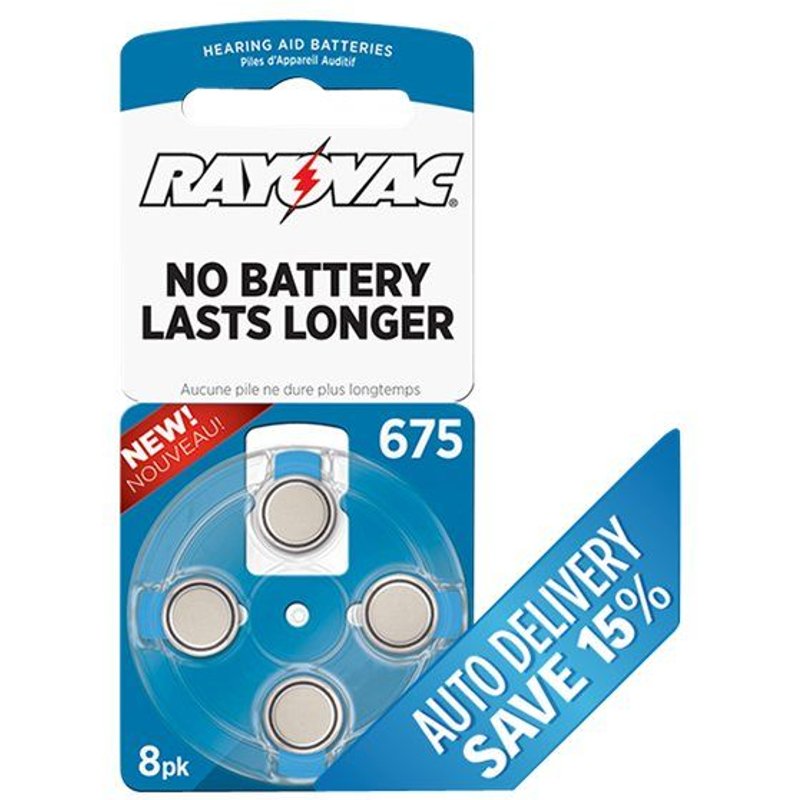 Rayovac - Batterie 8 x 675