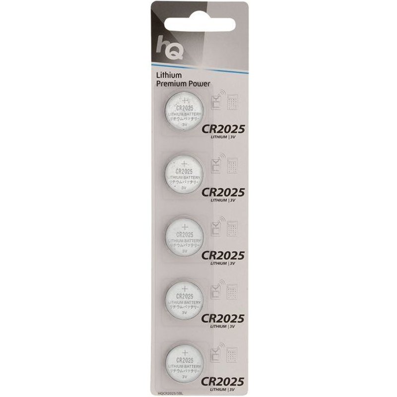 HQ - Batterie 5 x CR2025 - Li
