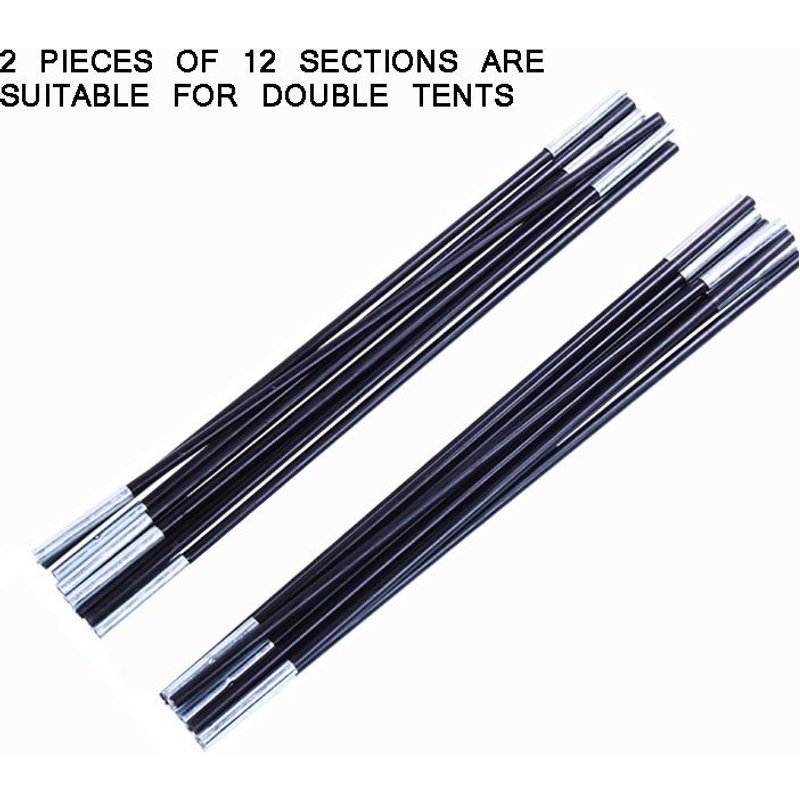 Tige De Tente D'extérieur En Alliage De 7mm, 3.2m/4m/4.4m, 2 Pièces/Paire