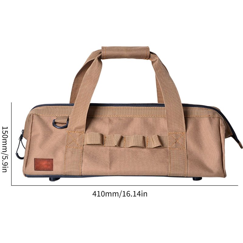 Sac De Pique-Nique Étanche Multi-Poches, Sac De Rangement D'outils De Camping En Tissu Oxford Robuste, Sac À Main Organisateur De Kits D'outils De Grande Capacité