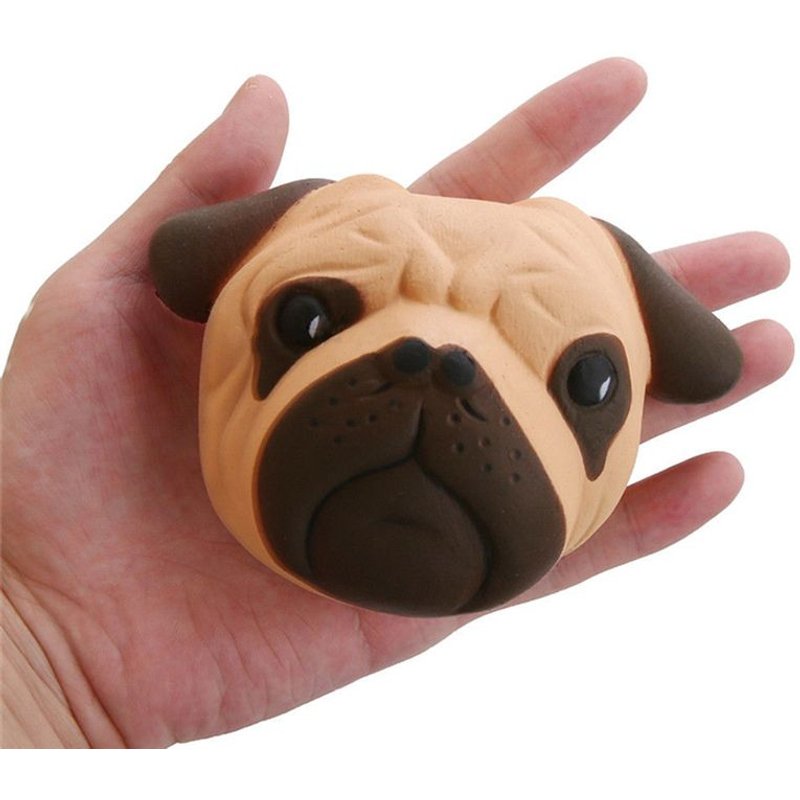 Squishies Tête De Chien Adorable, Squishies À Montée Lente, Fruits Parfumés Crème, Jouets À Presser, Gadgets Anti-Stress, Jouet Anti-Stress