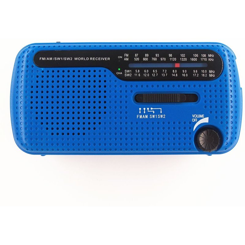 Radio Am/Fm/Sw Multi-Bande 1200mah Usb Portable D'urgence Pour L'extérieur Avec Lampe De Poche Led