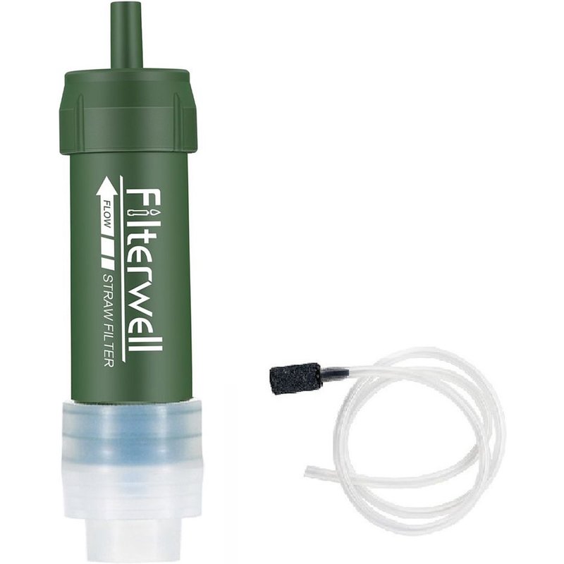 Filtre À Eau Portable D'extérieur Pour Le Camping, Kits De Paille Et De Paille Pour La Survie, Fournitures D'urgence