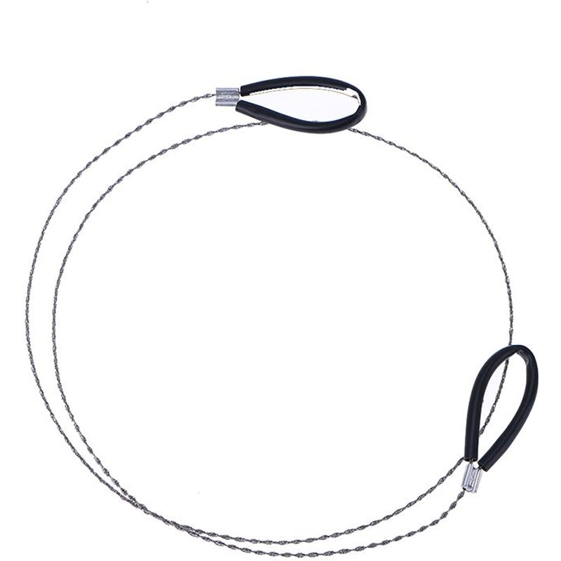 Anneau De Scie À Fil D'acier 75cm, Équipement De Survie D'urgence, En Plastique, Pour Voyage, Camping, Randonnée, Chasse, Escalade En Plein Air