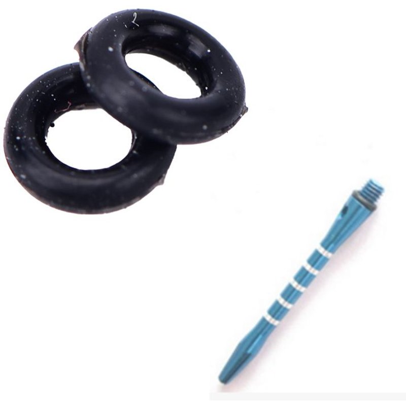 Joints en caoutchouc Silicone rond, joints toriques, tiges en caoutchouc/volants, rondelle de poignée, garder les tiges en aluminium serrées au canon de fléchettes 50 pièces