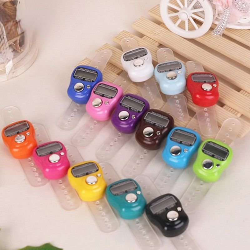 Compteur De Ligne Numérique, Mini Marqueur De Points Lcd, Compteur De Doigt Électronique, Compteur Musulman Portable Pour L'extérieur, 1 Pièce