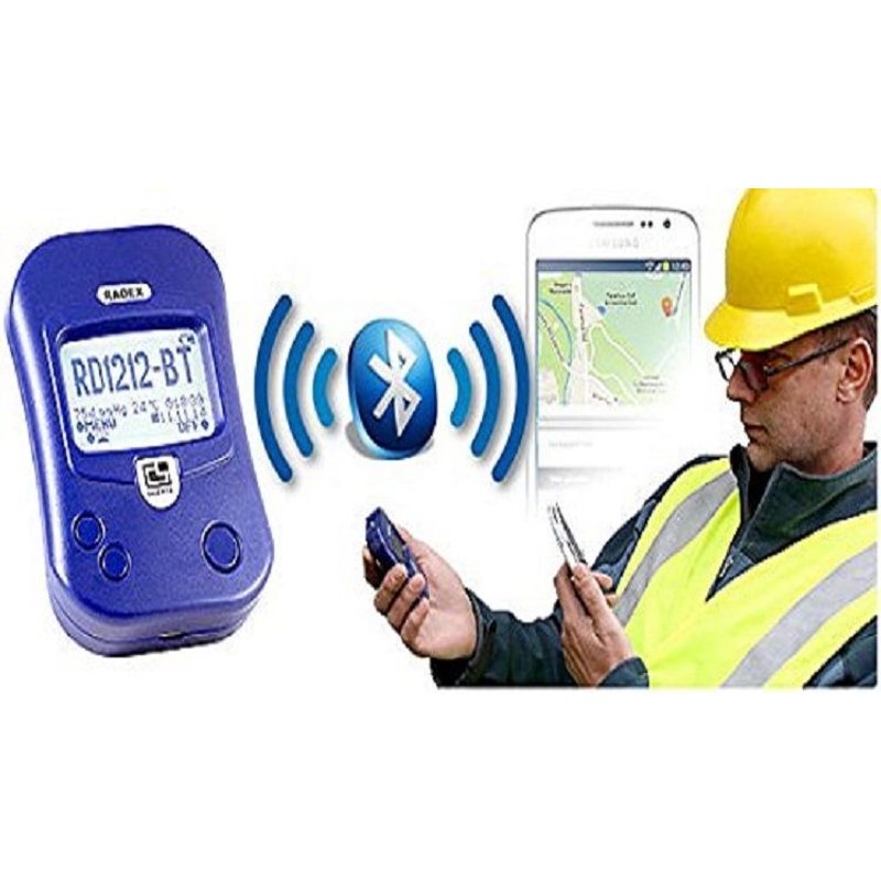 Compteur Geiger Bluetooth Radex RD1212-BT Détecteur De Radioactivité Nucléaire Rayonnements Beta, gamma et X Radiomètre Haute Précision Dosimètre Radiation 0.05 à 999 µSv/h avec interface PC