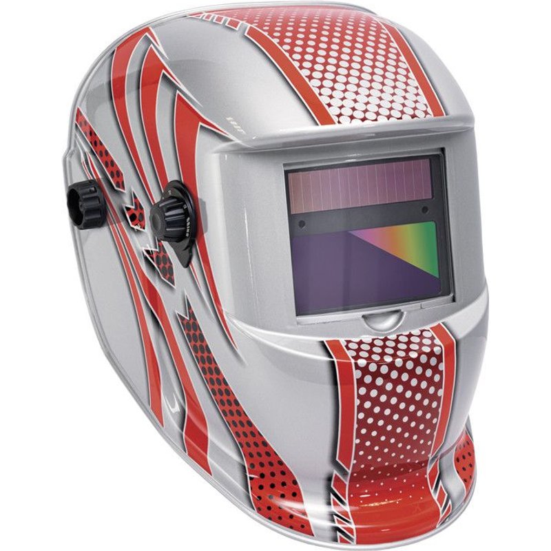 GYS Masque de soudage Venus 3/9-13 G - 079755 - Gris / Rouge - Taille unique