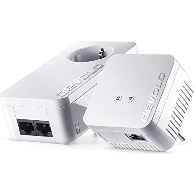 Devolo dLAN 550 WiFi Adaptateur Powerlan (500 Mbit/s, complément, 1 x port LAN, Power Line WiFi, répéteur WiFi, amplificateur, range