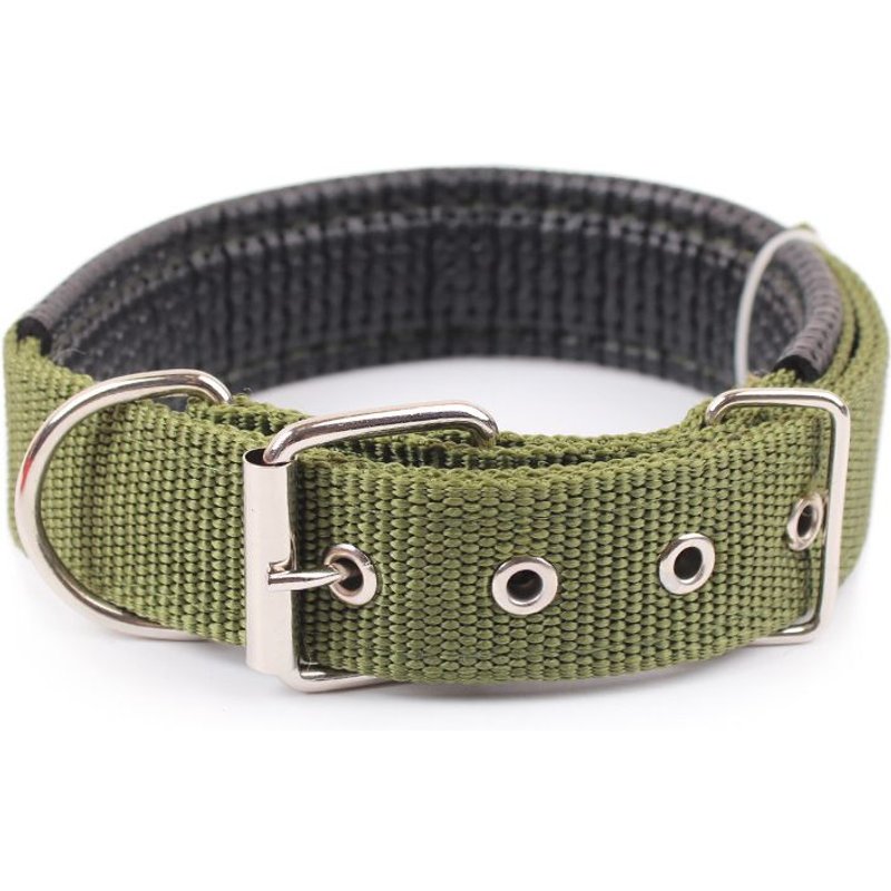 Collier En Nylon Solide Pour Chien, Pour Petit, Moyen Et Grand Gabarit, Teddy, Keji, Pitbull, Bouledogue, Beagle